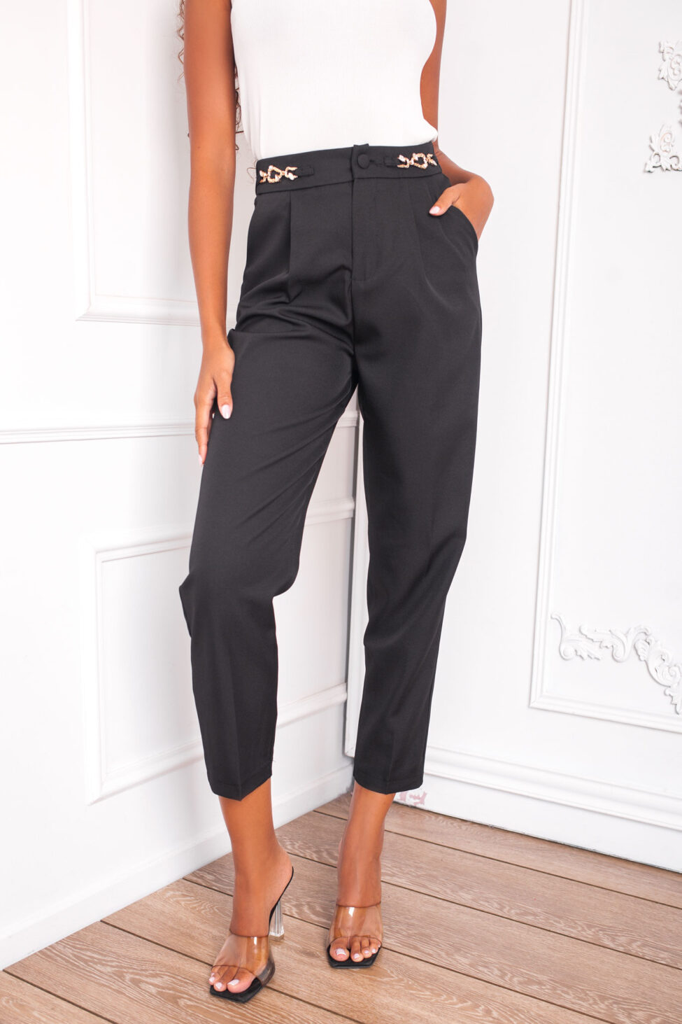 Hazie παντελόνι μαύρο - Image 2