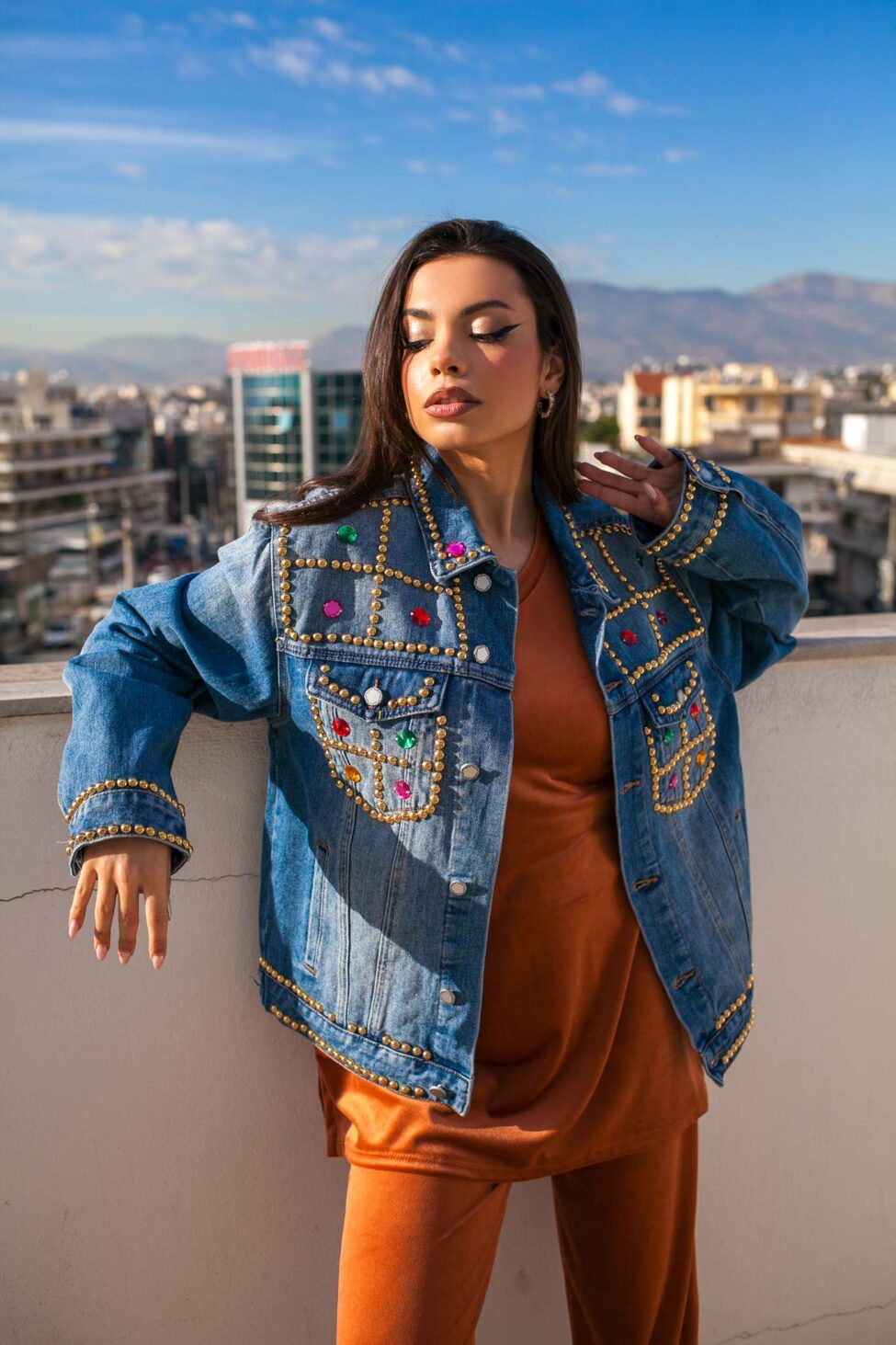 Oxalis  denim jacket μπλε - Image 2