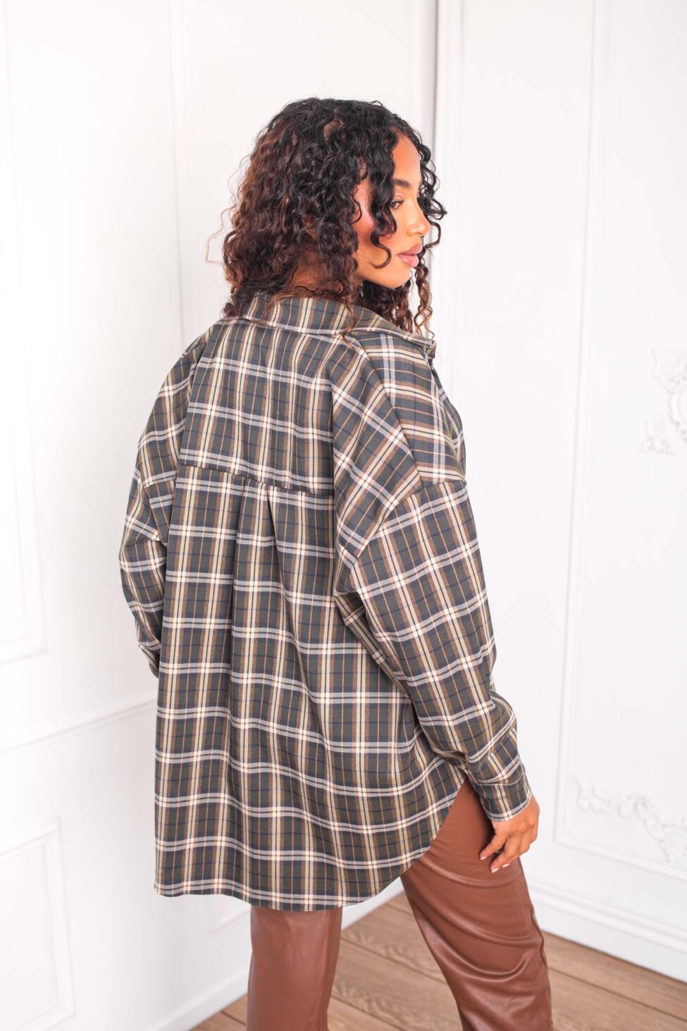 Oxygen καρό πουκάμισο κυπαρισσί - Image 3