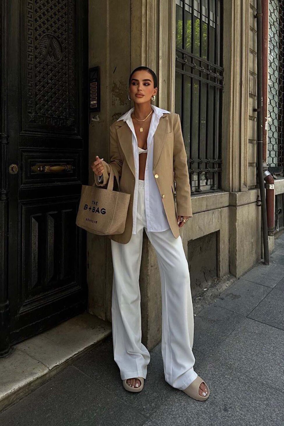 Amarisse σακάκι μπεζ - Image 3