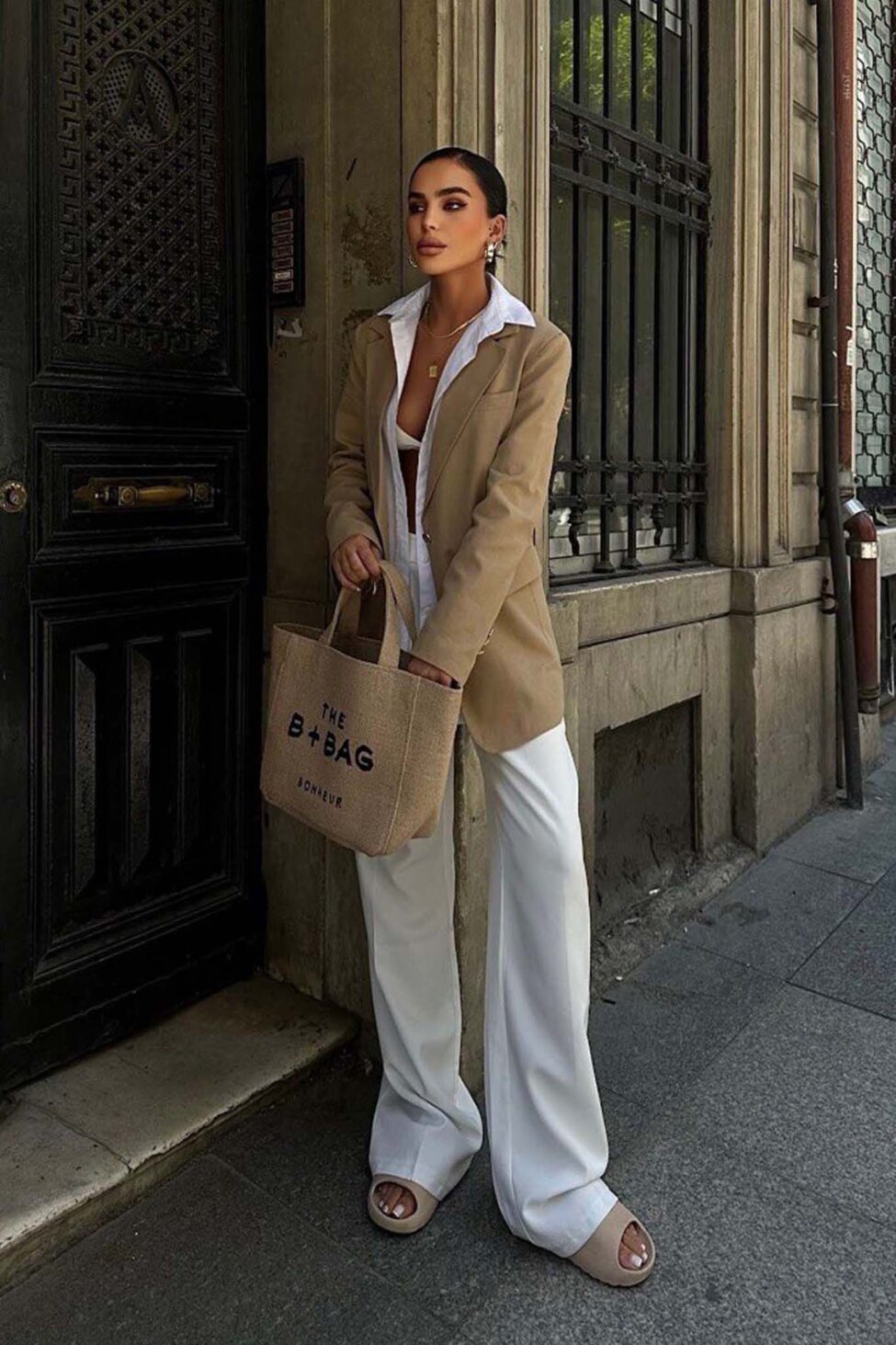 Amarisse σακάκι μπεζ - Image 4