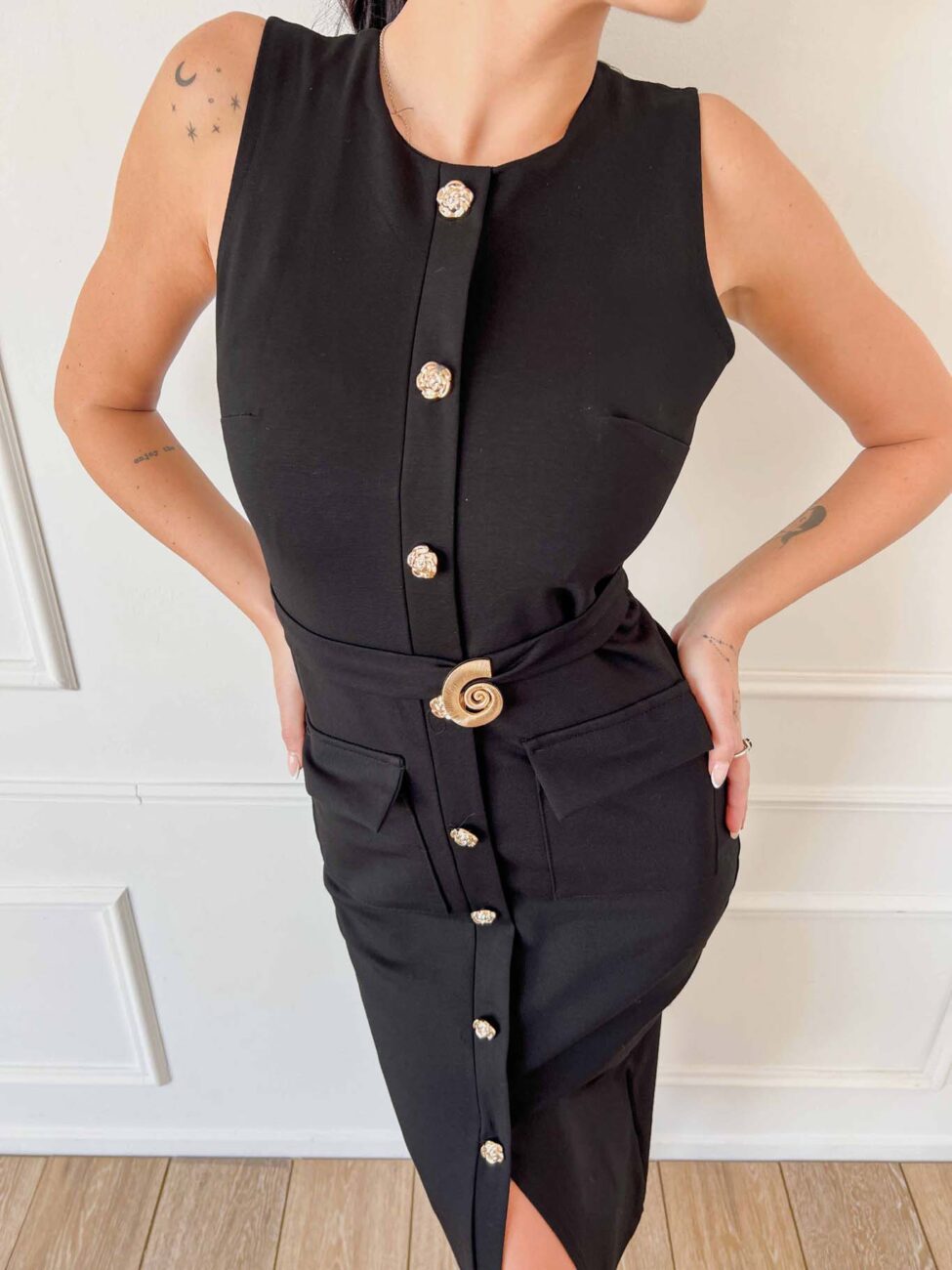 Campaign Φόρεμα Μίντι μαύρο - Image 3