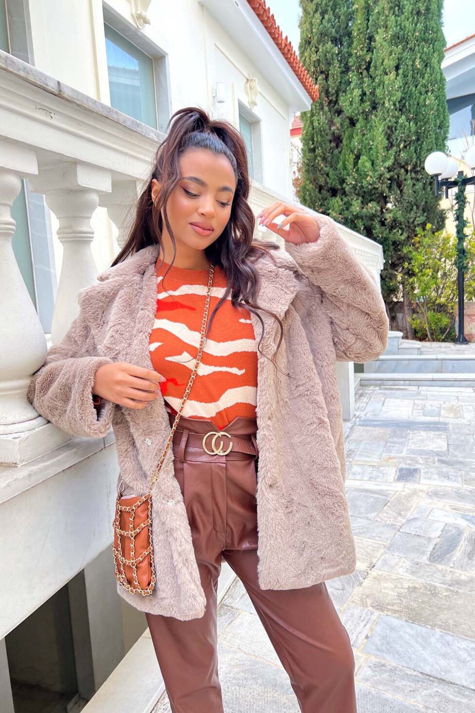 Campbell  οικολογική γούνα μπεζ - Image 2