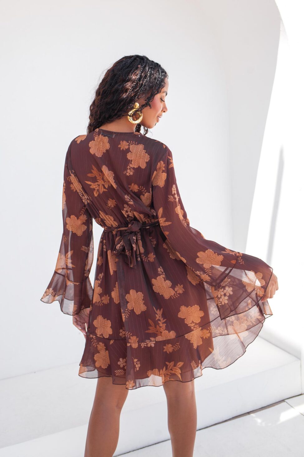 Esme φόρεμα καφέ - Image 3