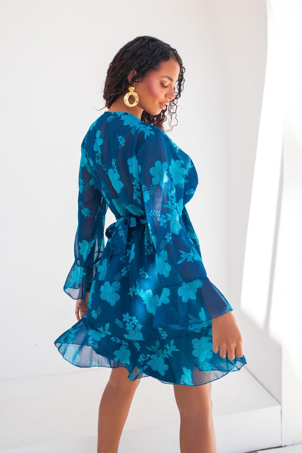 Esme φόρεμα πετρόλ - Image 3