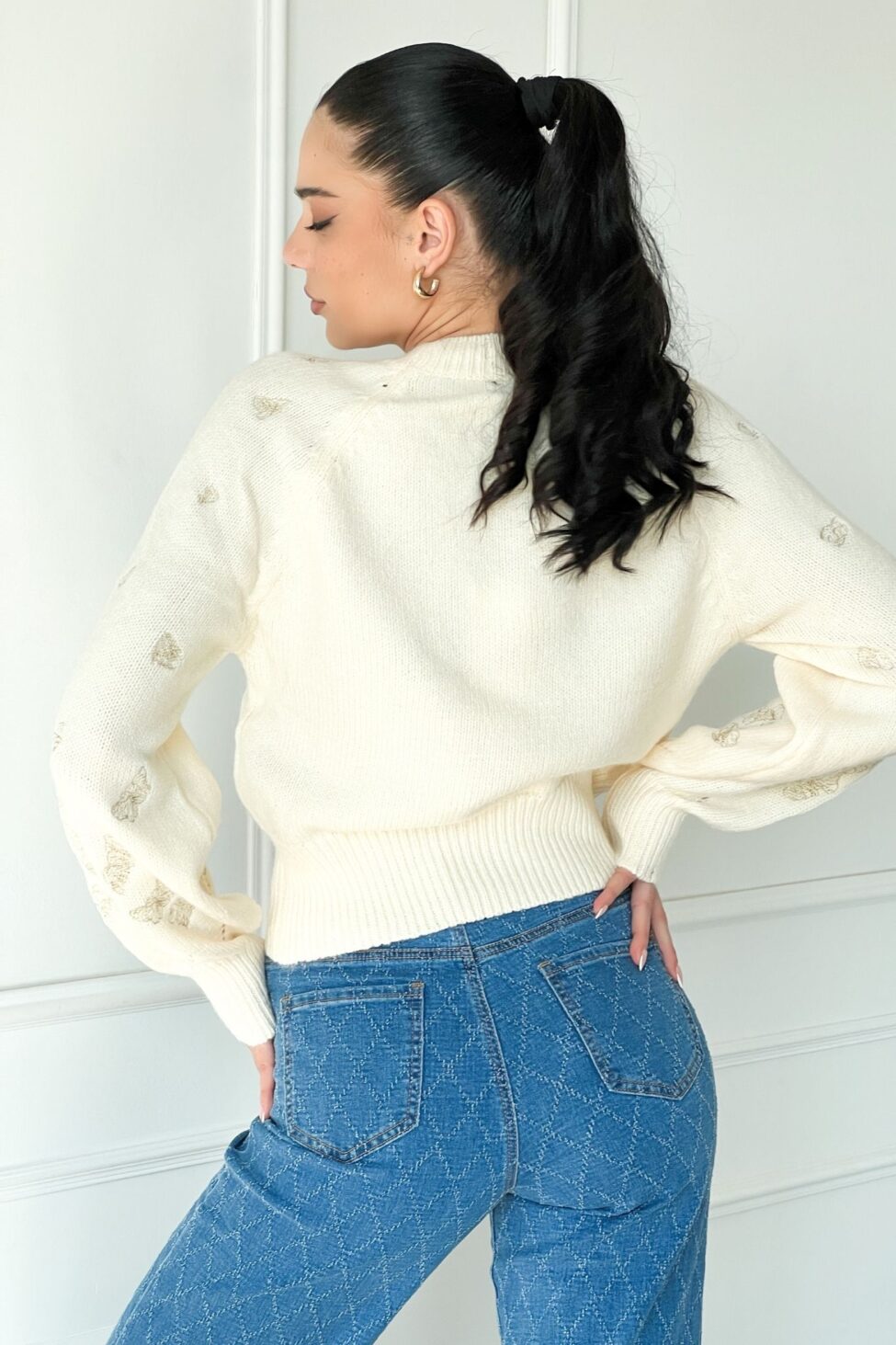 Kaliroi πουλοβερ εκρού - Image 3