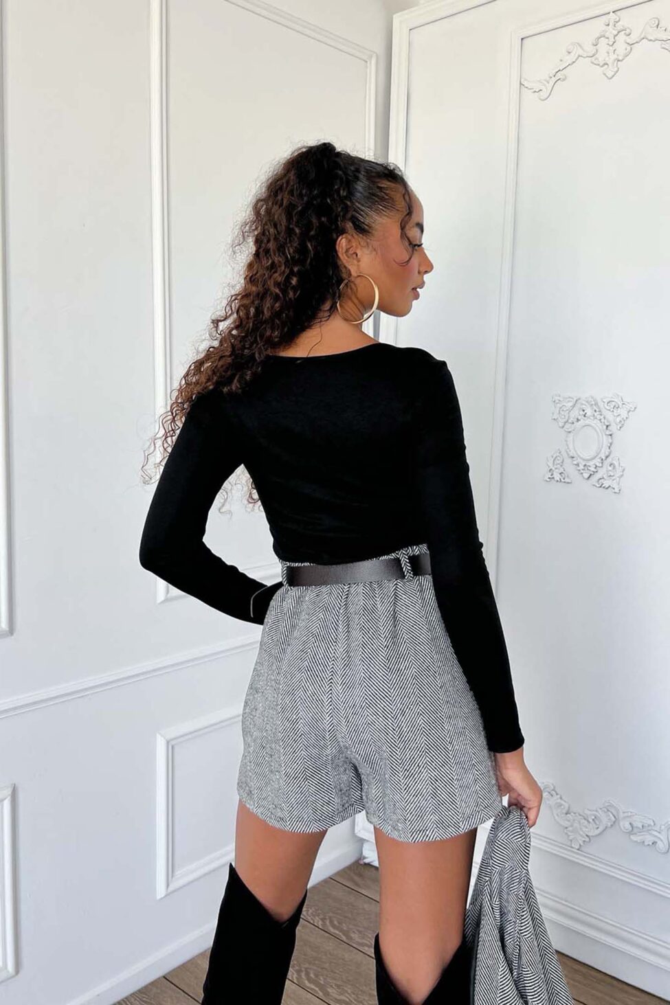 Lionel ελαστική μπλούζα μαύρο - Image 2