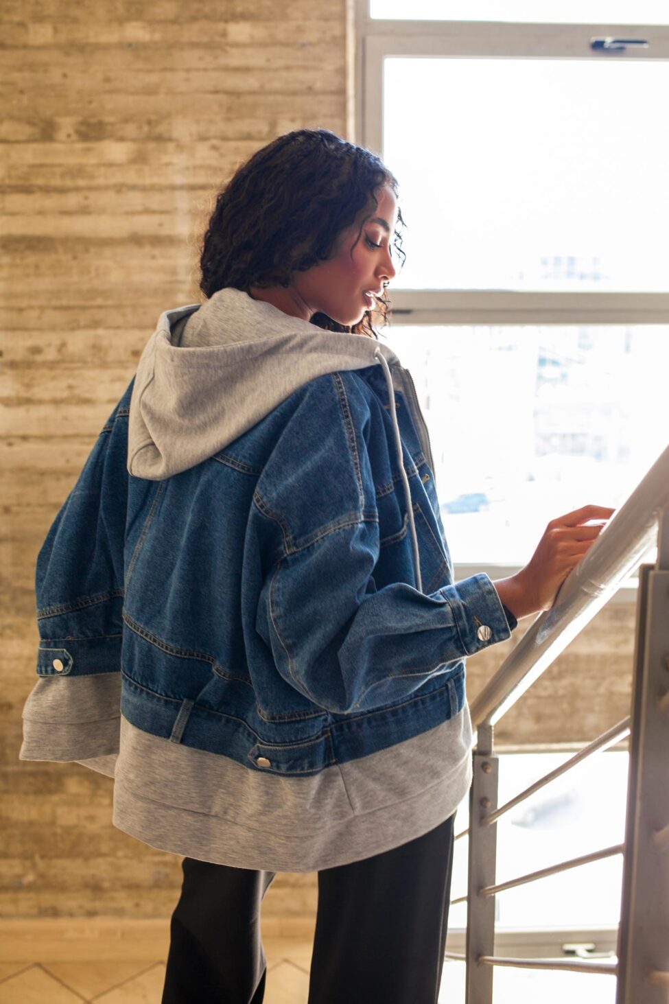 Lullaby τζιν τζάκετ μπλε - Image 4