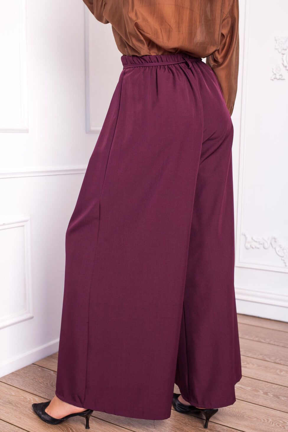 Moana παντελόνα μπορντό - Image 4