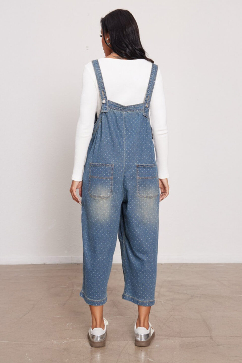 Nathaly ολόσωμη φόρμα-σαλοπέτα τζιν μπλε - Image 2