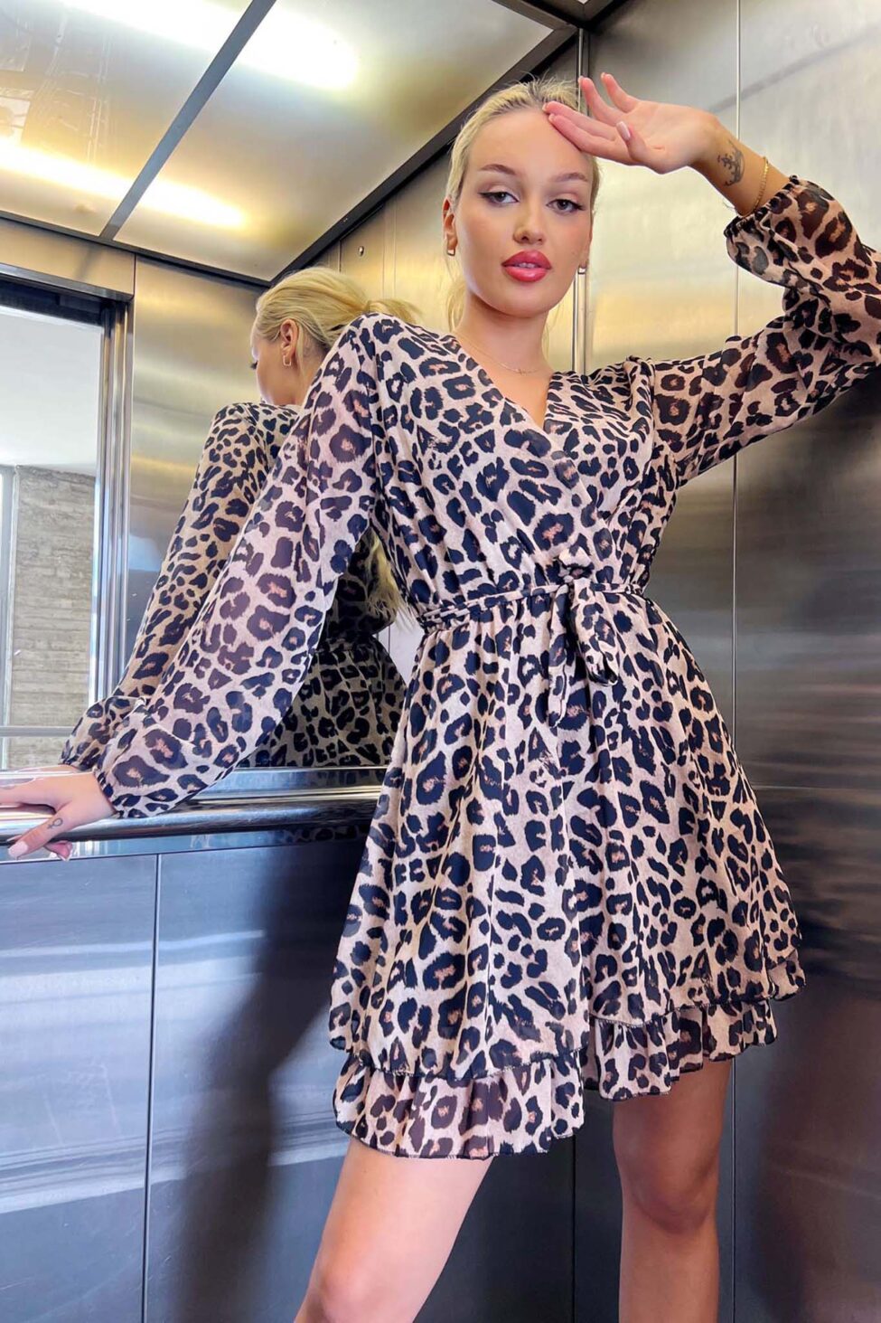 Savana φόρεμα λεοπάρ λεοπάρ - Image 2