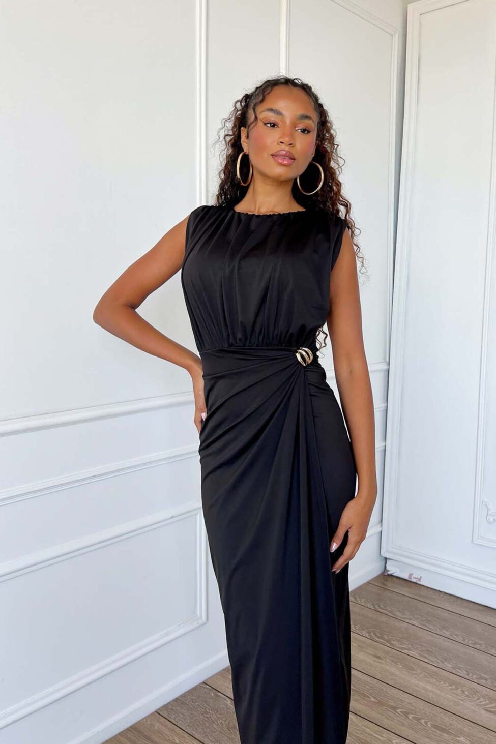 Starlit Φόρεμα Μάξι μαύρο - Image 2