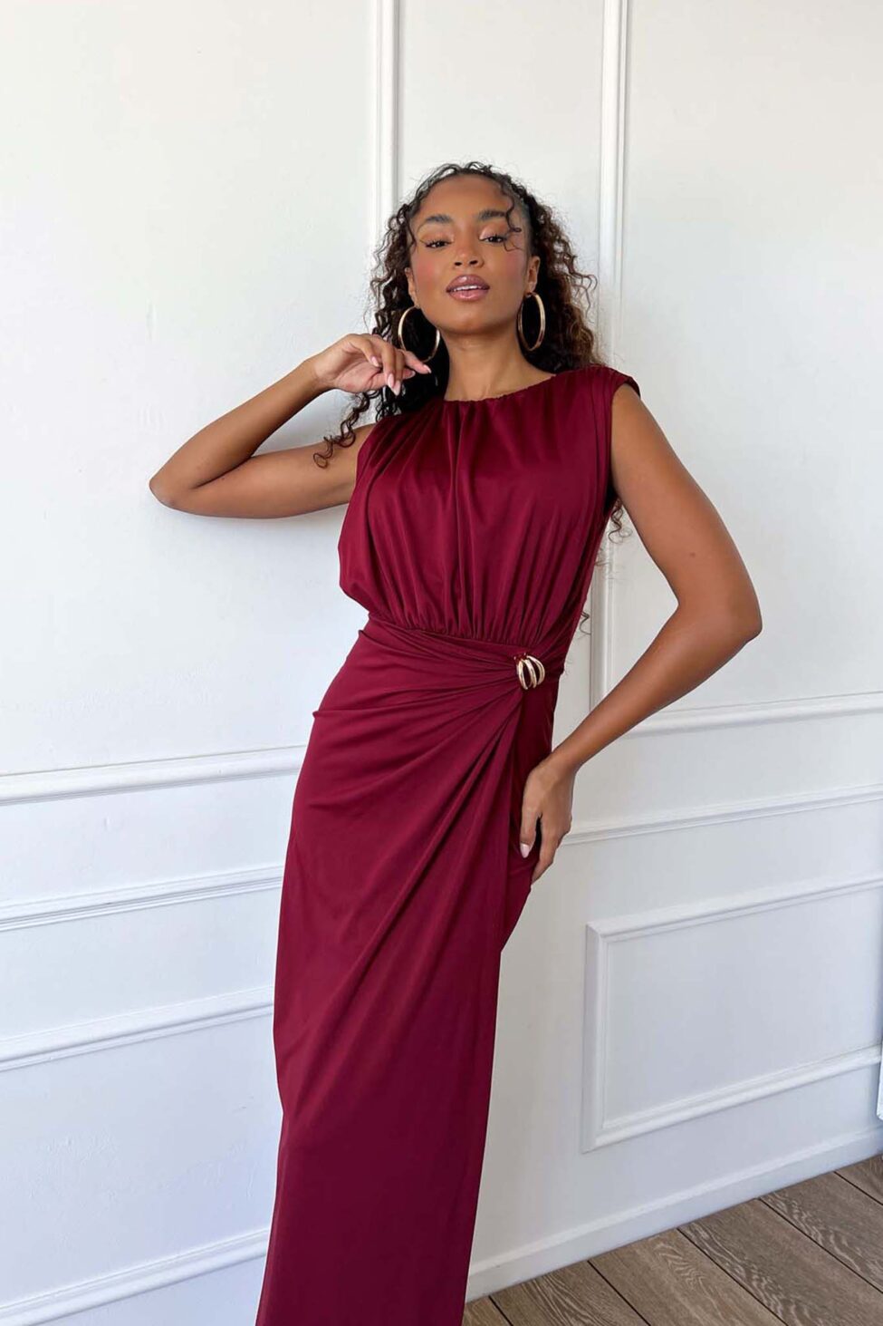 Starlit Φόρεμα Μάξι μπορντό - Image 2