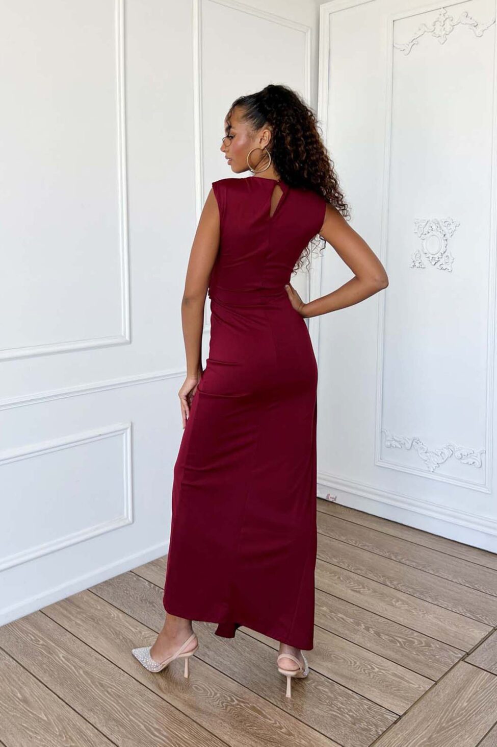 Starlit Φόρεμα Μάξι μπορντό - Image 3