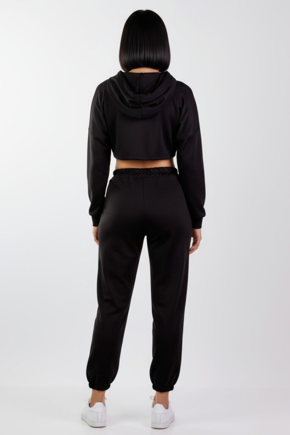 Stay σετ φόρμα φούτερ με παντελόνι μαύρο - Image 2