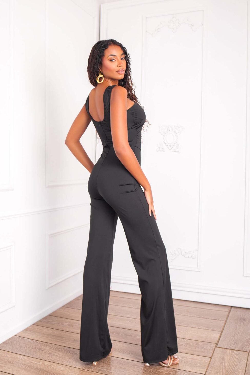 Veloura ολόσωμη φόρμα μαύρο - Image 2