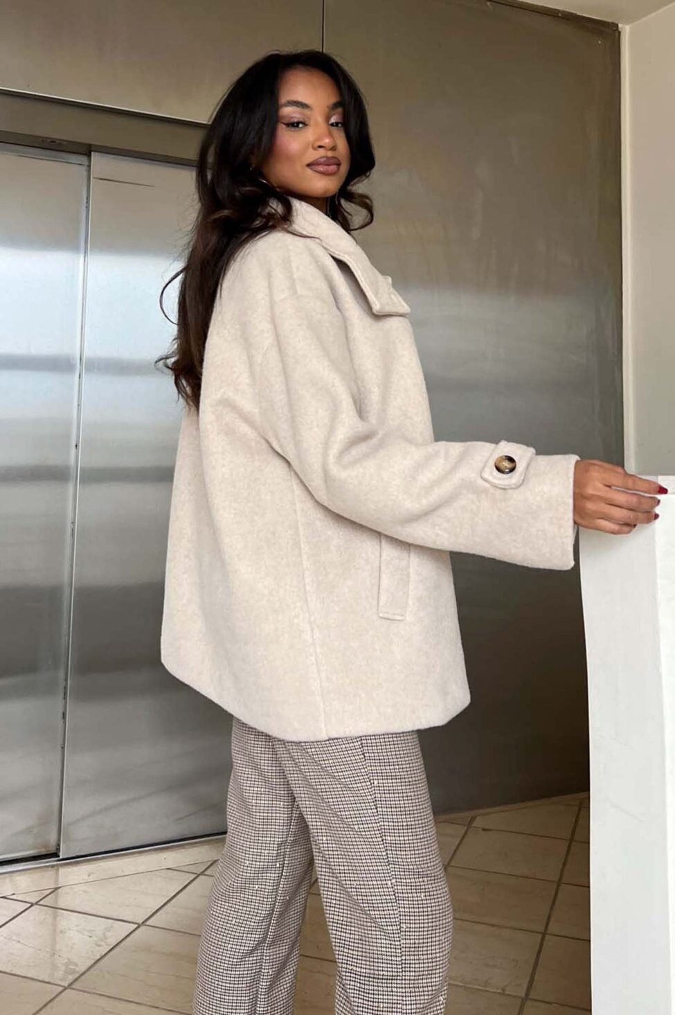 Adora παλτό μπεζ - Image 3