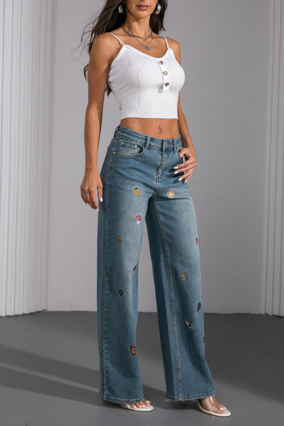 Alison τζιν παντελόνι μπλε - Image 3