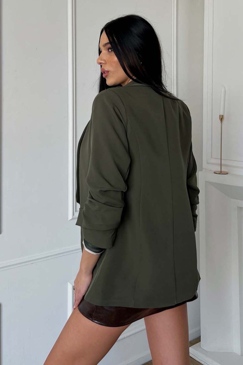 Allyson σακάκι χακί - Image 3