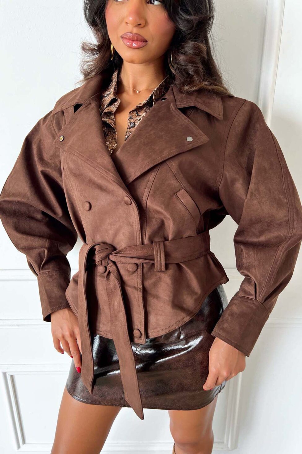 Appletree τζάκετ καφέ - Image 3