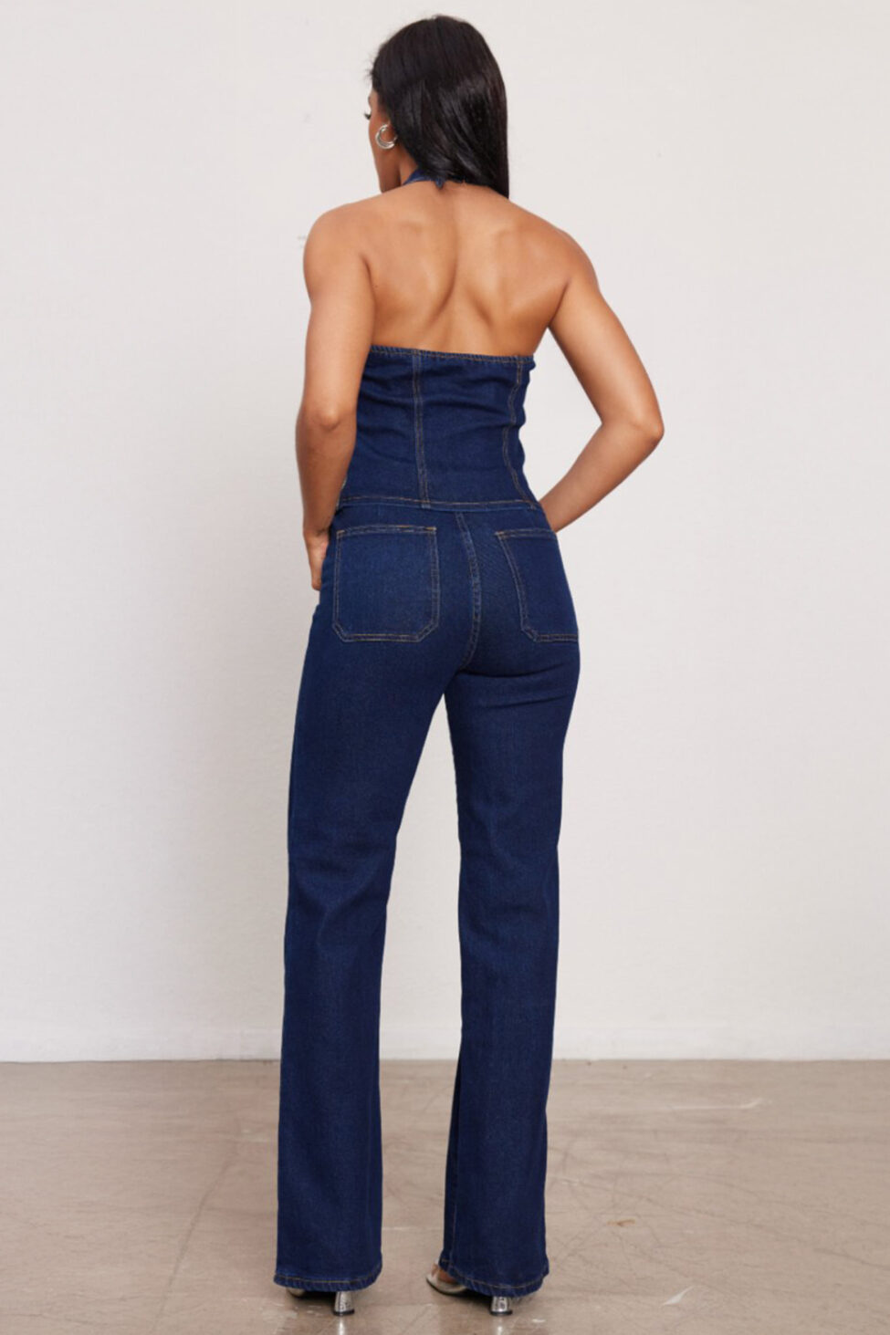 Becky ολόσωμη φόρμα τζιν μπλε - Image 2