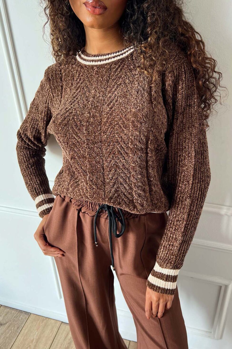 Brett πουλόβερ καφέ - Image 2