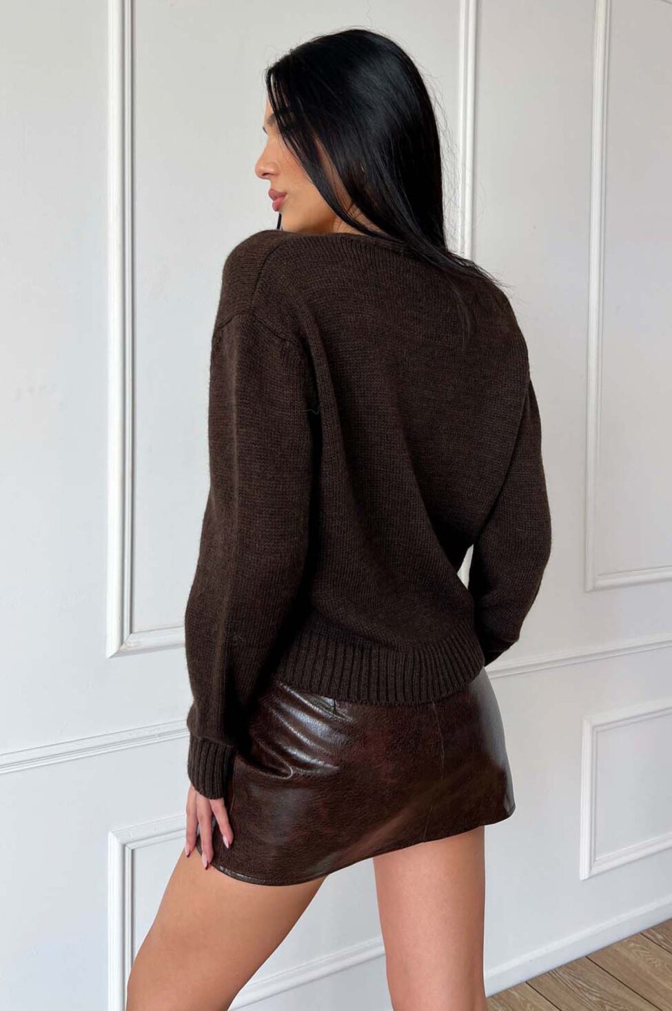 Declare ζακέτα καφέ - Image 3