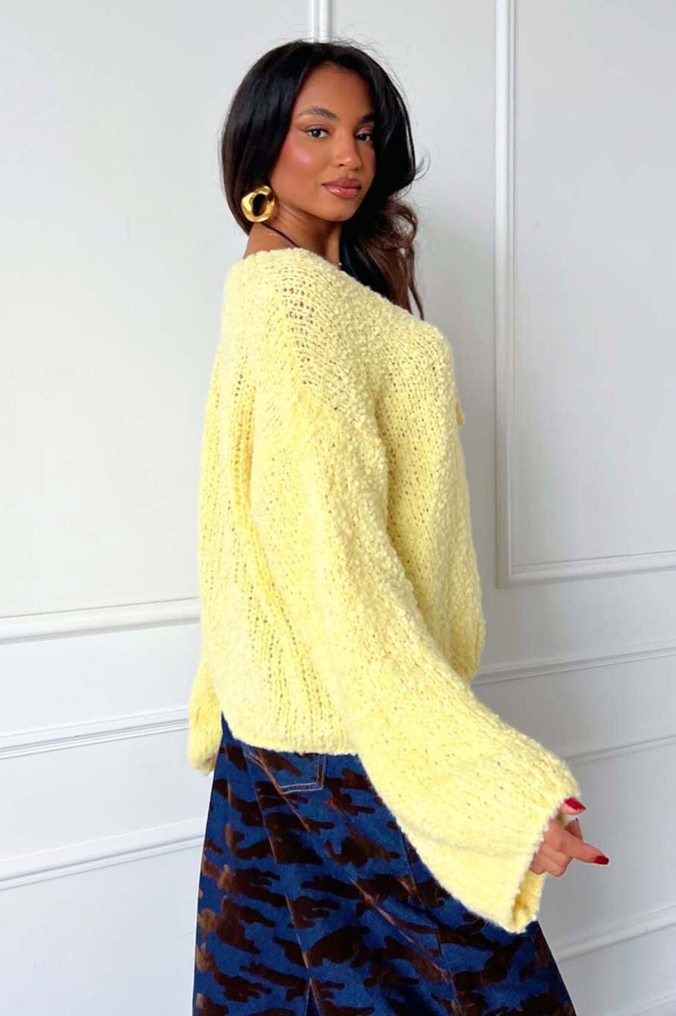 Evangelina ζακέτα κίτρινο - Image 3