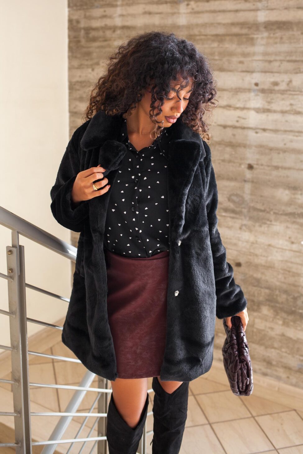 Gordon οικολογική γούνα μαύρο - Image 3