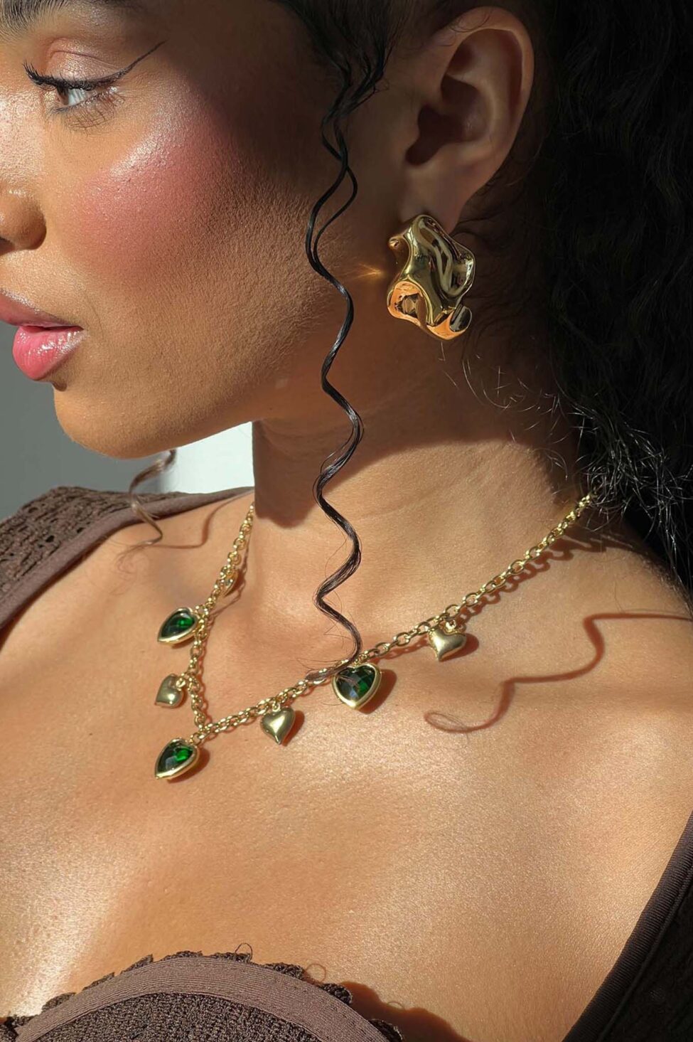 Greta κολιέ πράσινο - Image 2