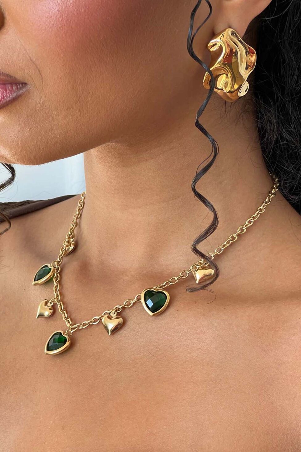 Greta κολιέ πράσινο - Image 3