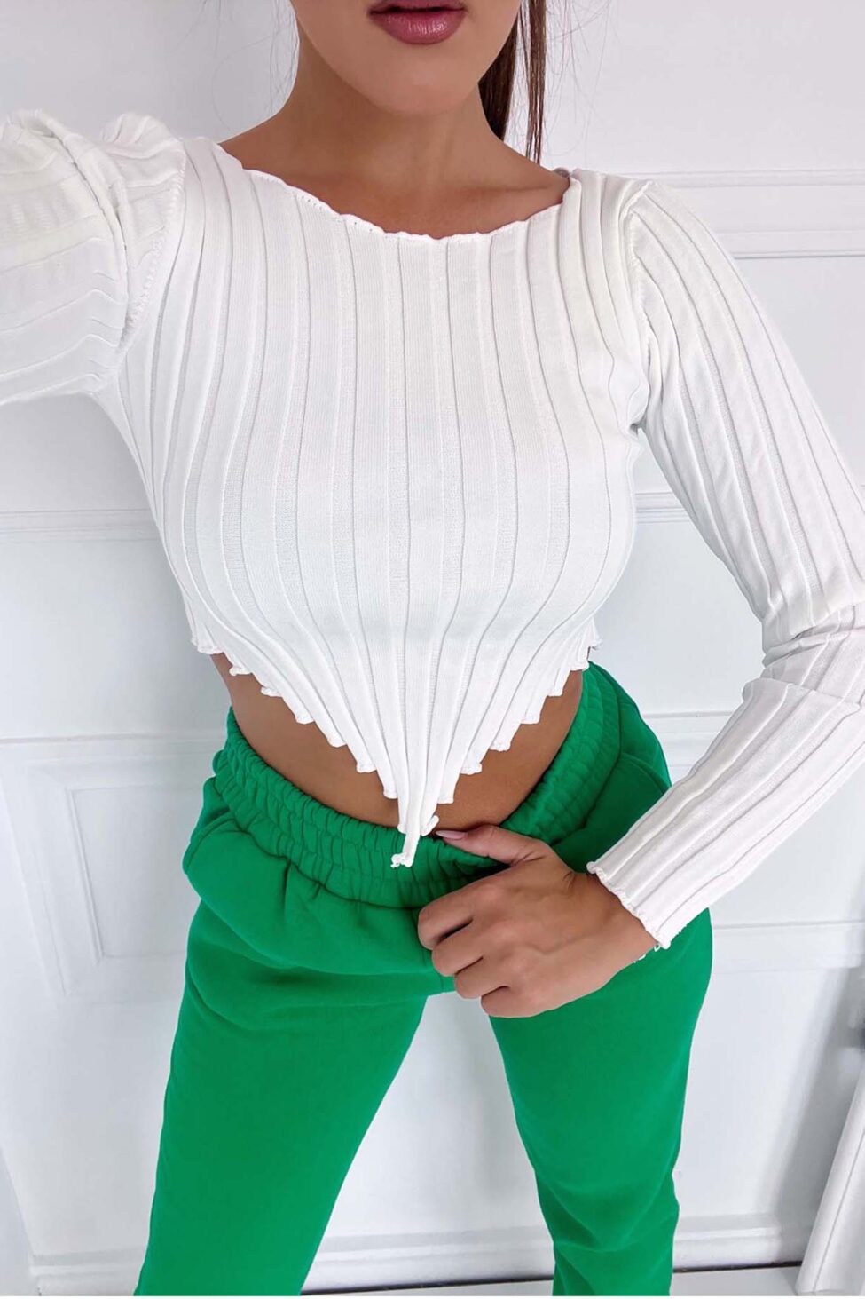 Hosefina τοπ ριπ λευκό - Image 2