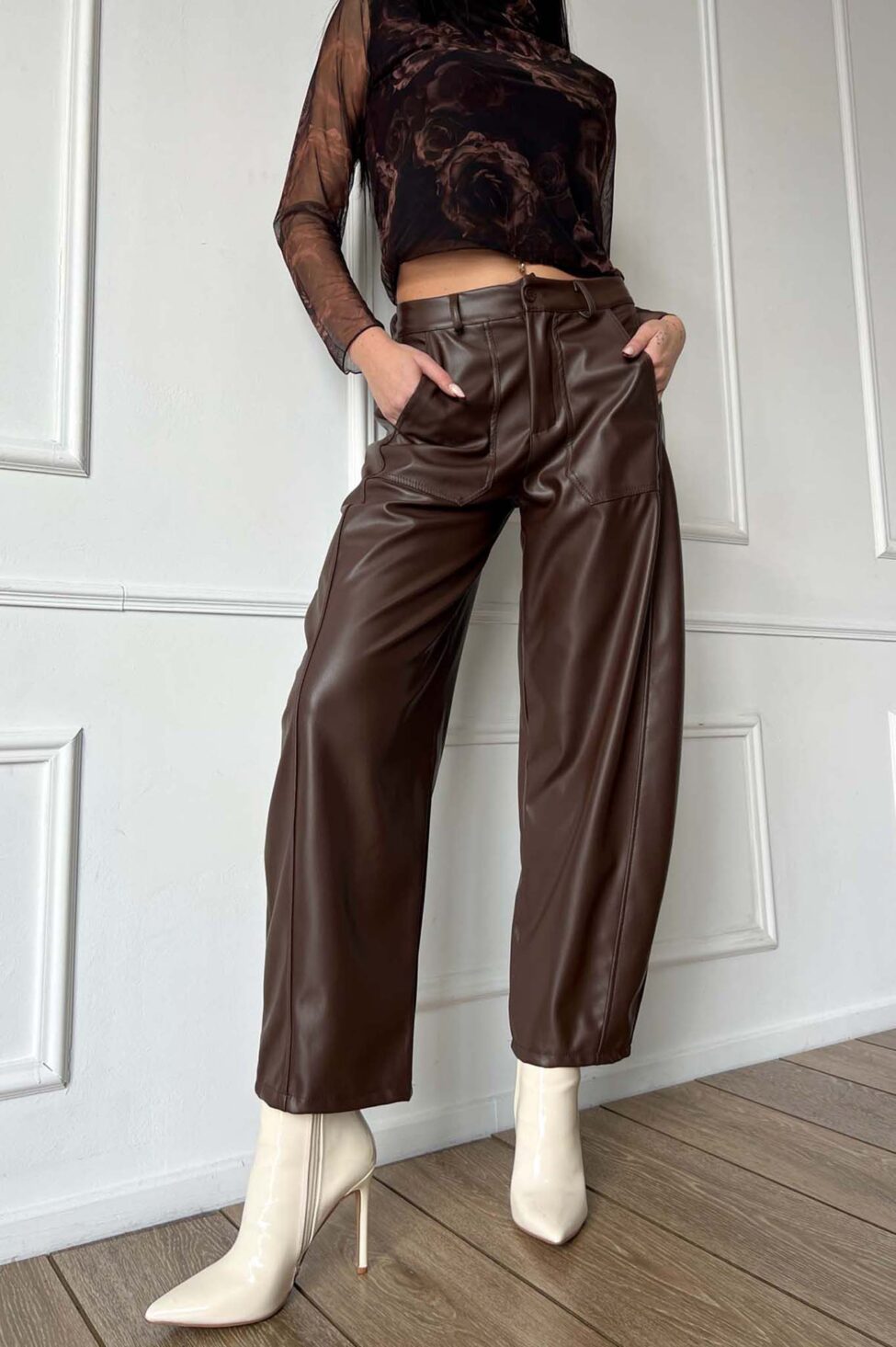 Lacera παντελόνι καφέ - Image 2