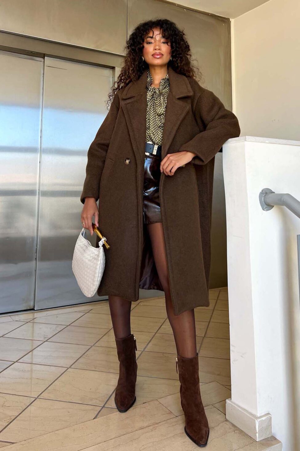 Loom παλτό καφέ - Image 5