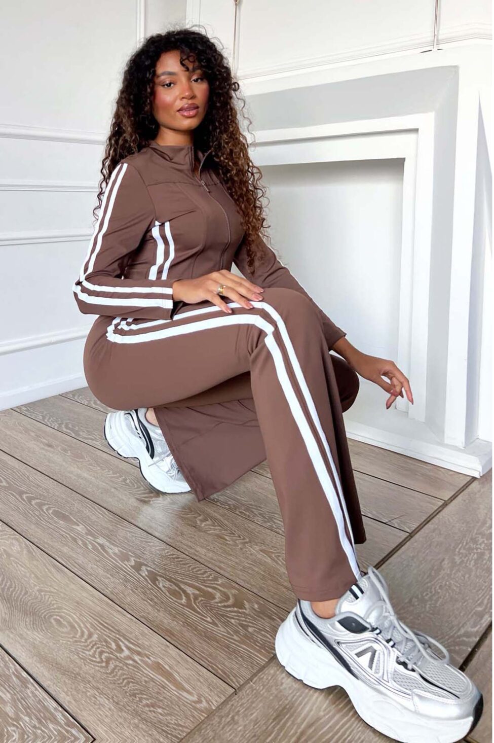 Lynne σετ αθλητική φόρμα καφέ - Image 4