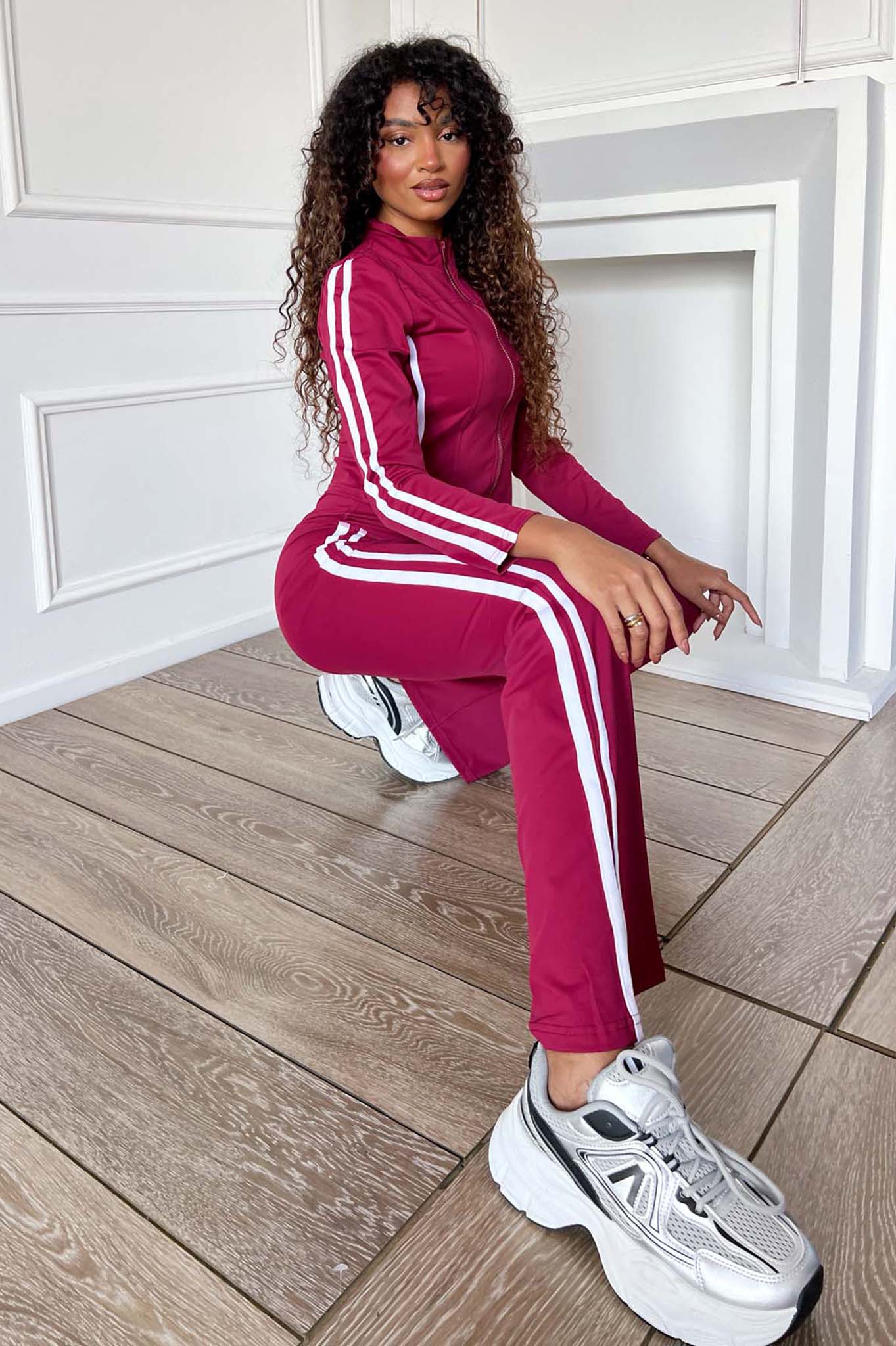 Lynne σετ φούτερ φόρμα κόκκινο Lynne σετ αθλητική φόρμα κόκκινο - Image 1