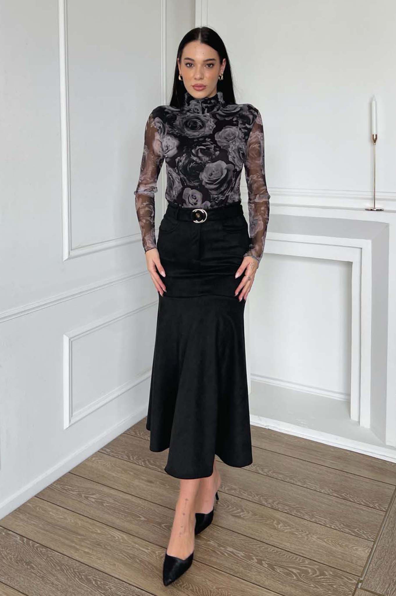 Marge μπλούζα με διαφάνεια γκρι Marge μπλούζα με διαφάνεια γκρι - Image 1