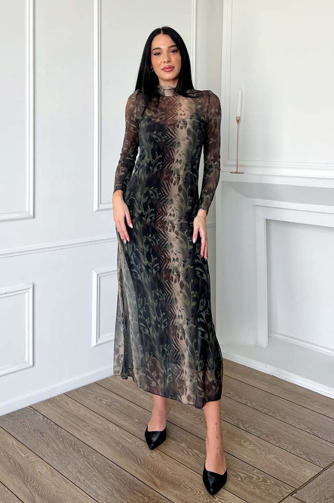 Nectarine φόρεμα πράσινο Nectarine φόρεμα πράσινο - Image 1