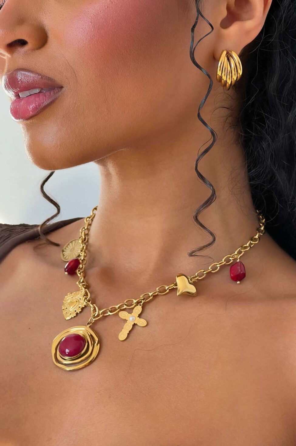 Redmi κολιέ χρυσό - Image 2