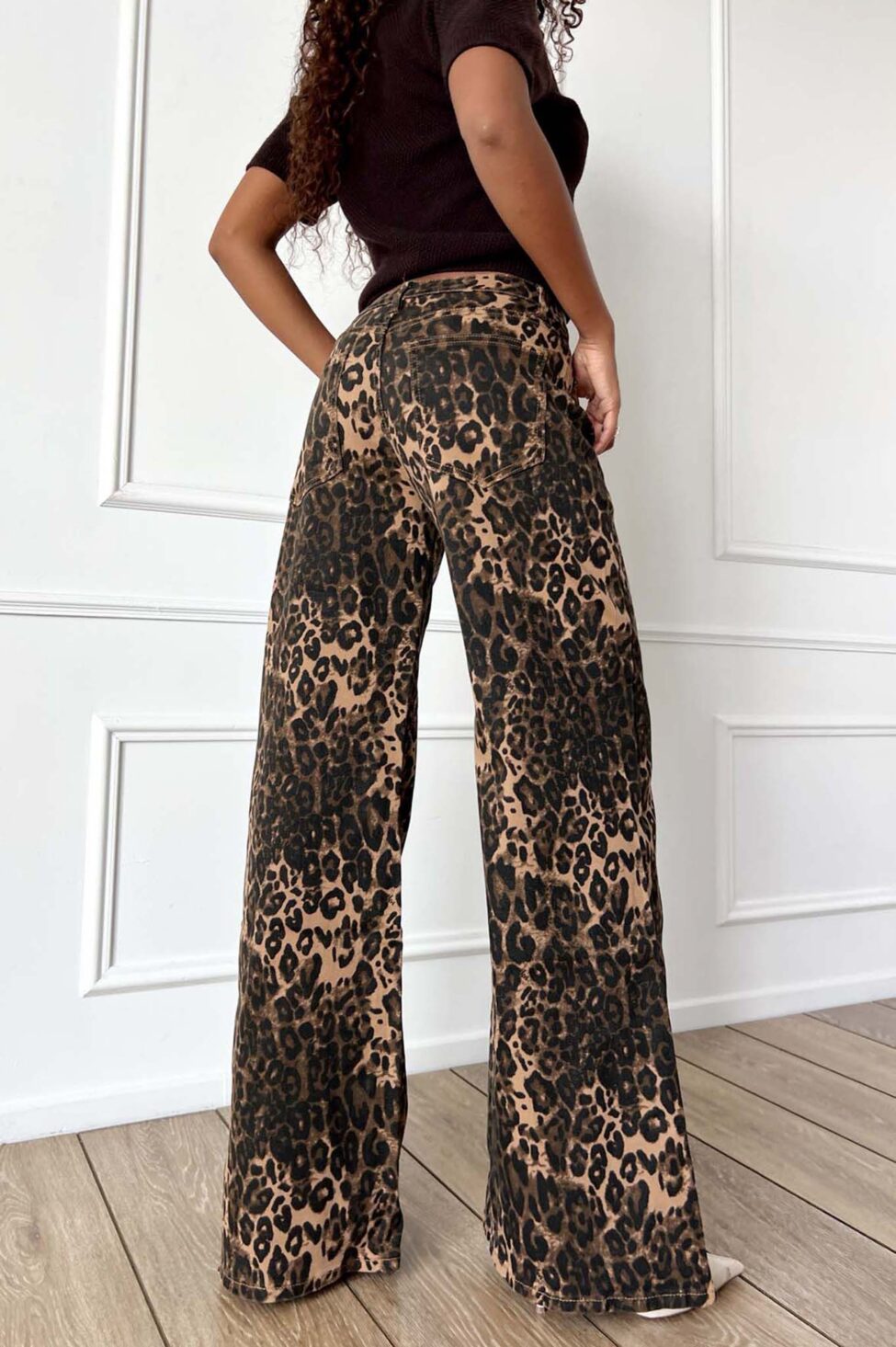 Rum τζιν παντελόνι λεοπάρ - Image 3