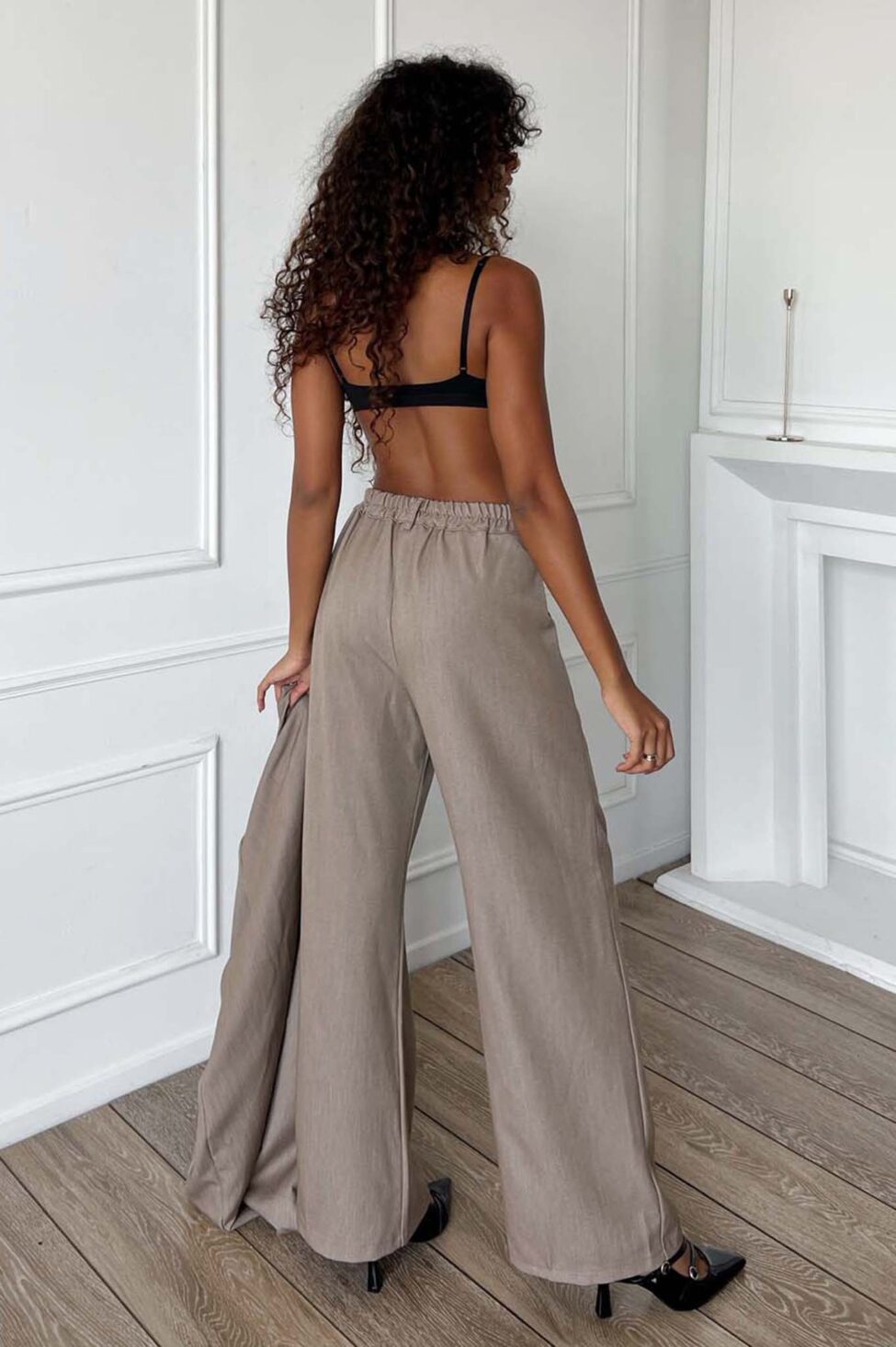 Serrano σετ σακάκι παντελόνι μπεζ - Image 2