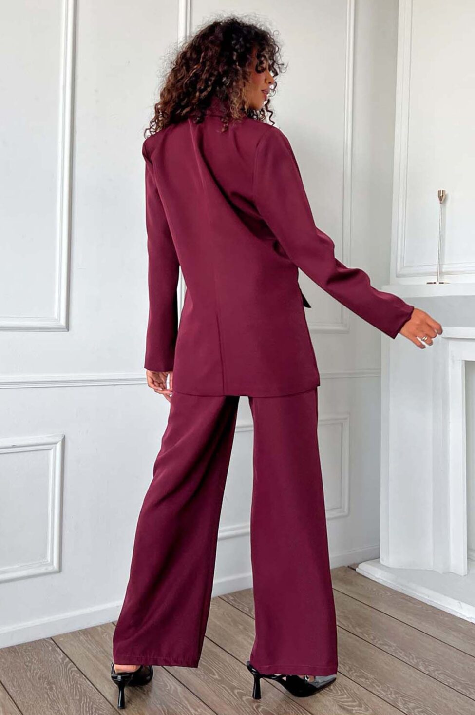 Westin σετ σακάκι με παντελόνι μπορντό - Image 4