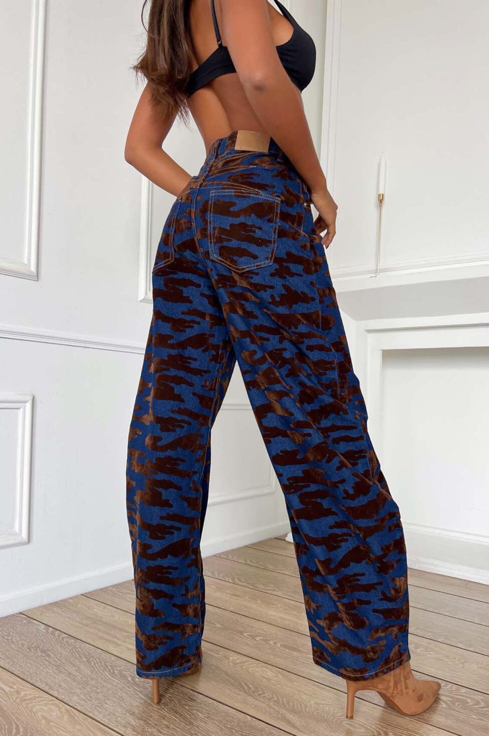 Wilmer τζιν παντελόνι με σχέδιο μπλε - Image 2