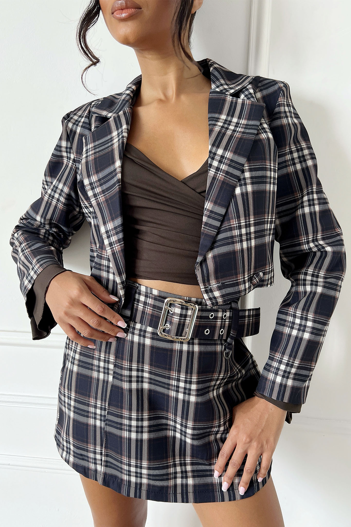 Alfeo σετ σακάκι - σορτς με ζώνη μπλε - Image 2