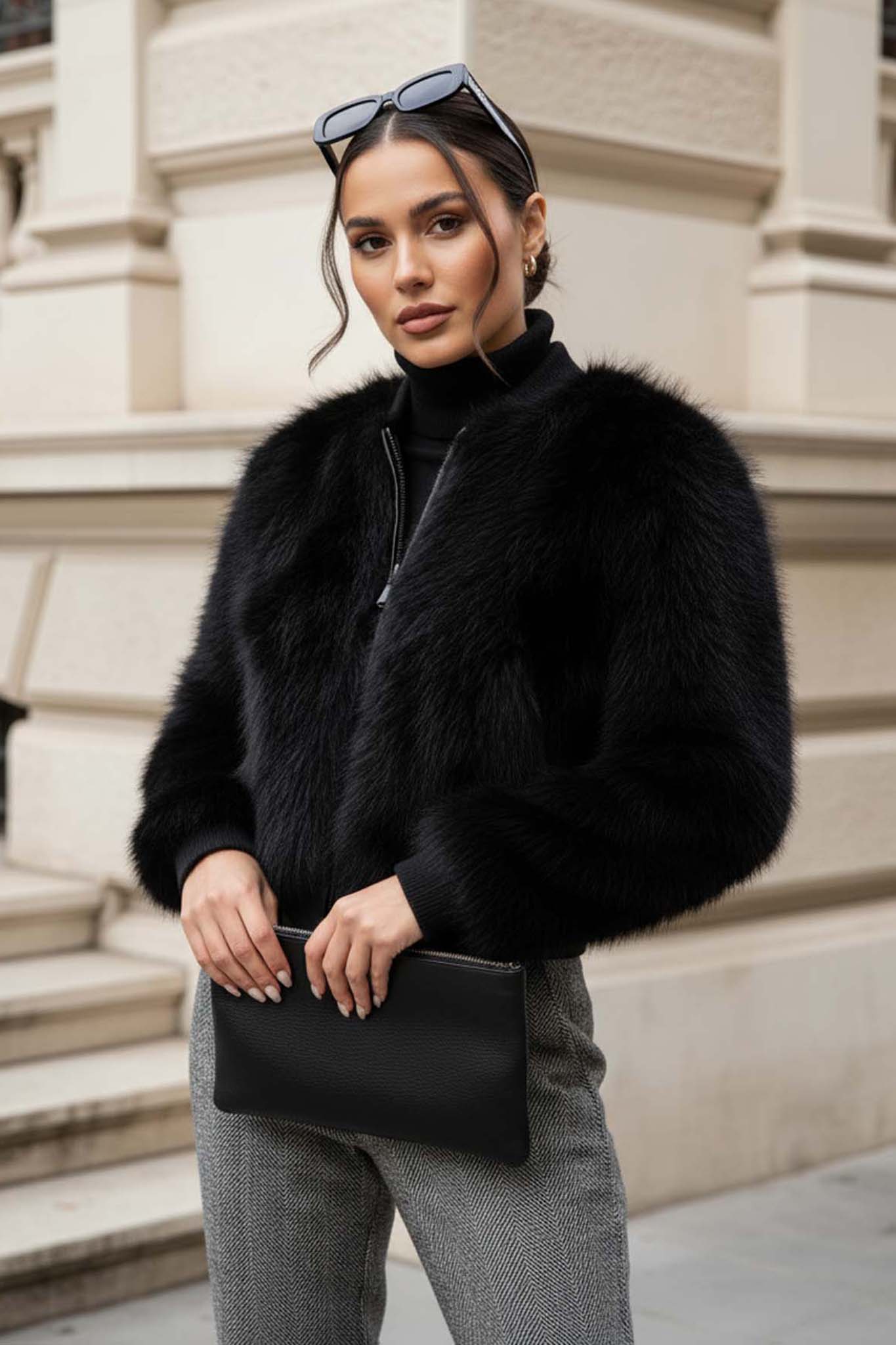 Bonobo γούνα μαύρο Bonobo γούνα μαύρο - Image 1