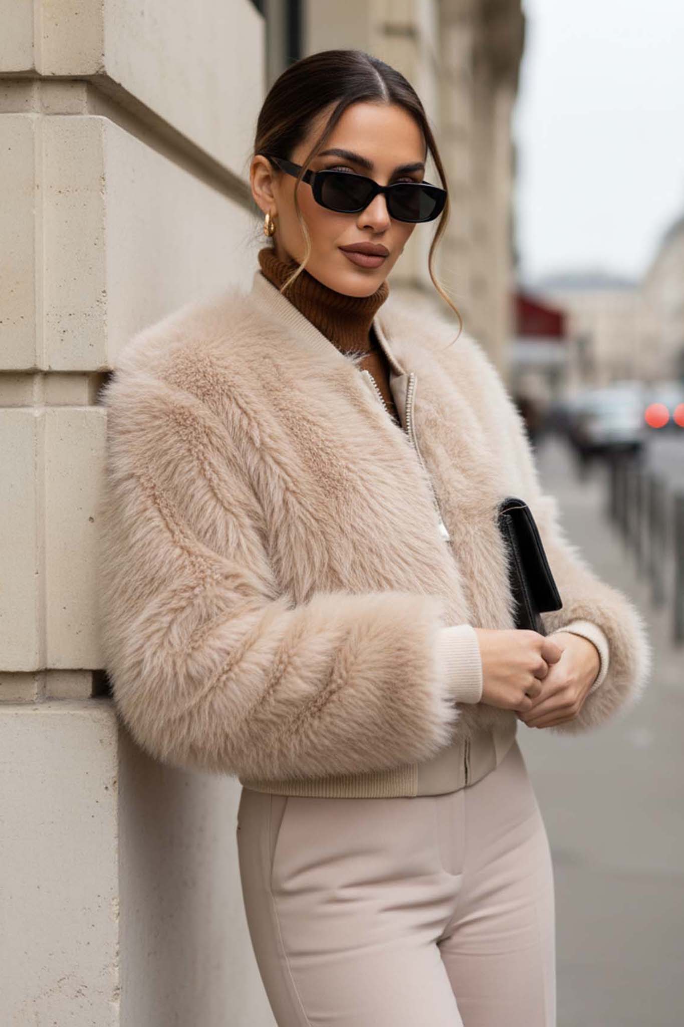 Bonobo γούνα μπεζ Bonobo γούνα μπεζ - Image 1