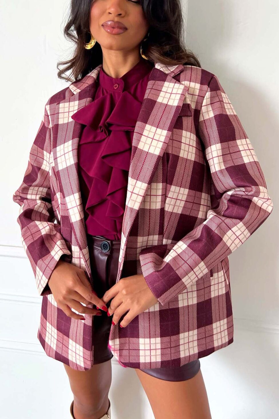 Britney σακάκι μπορντό - Image 3