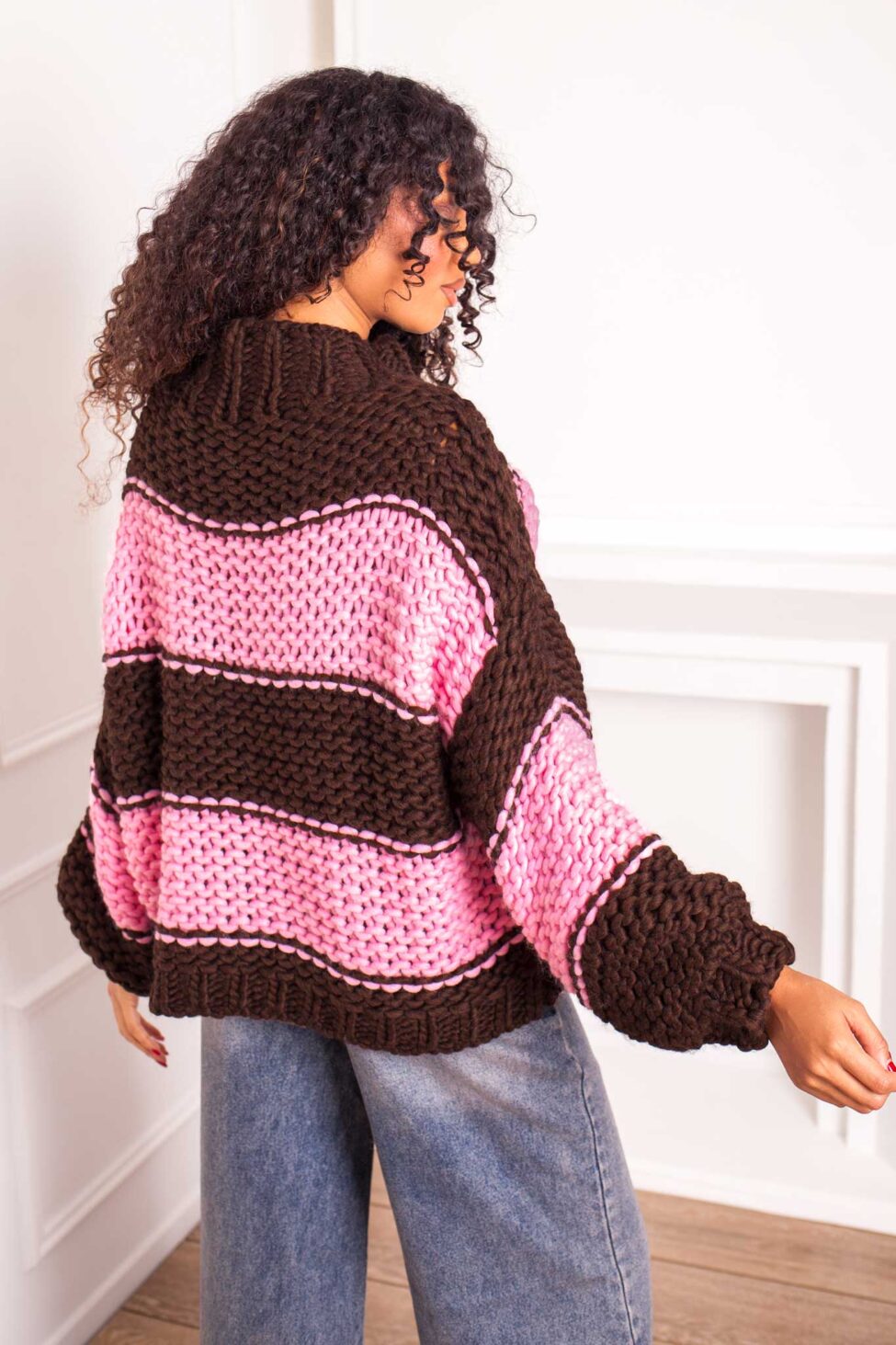 Cenza πουλόβερ καφέ - Image 2