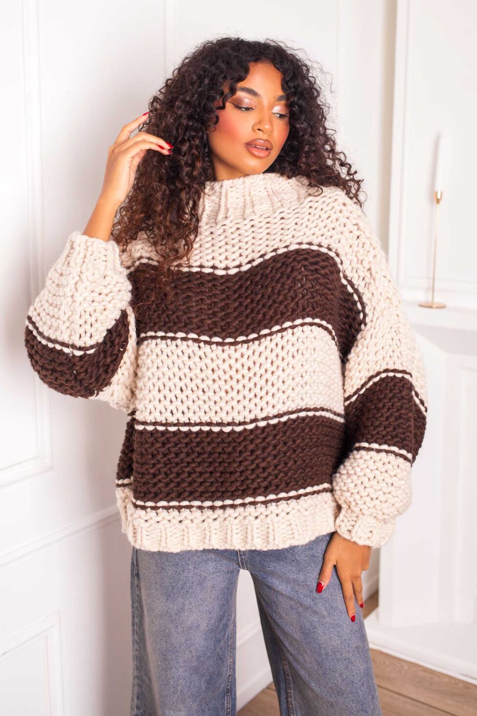 Cenza πουλόβερ μπεζ - Image 2