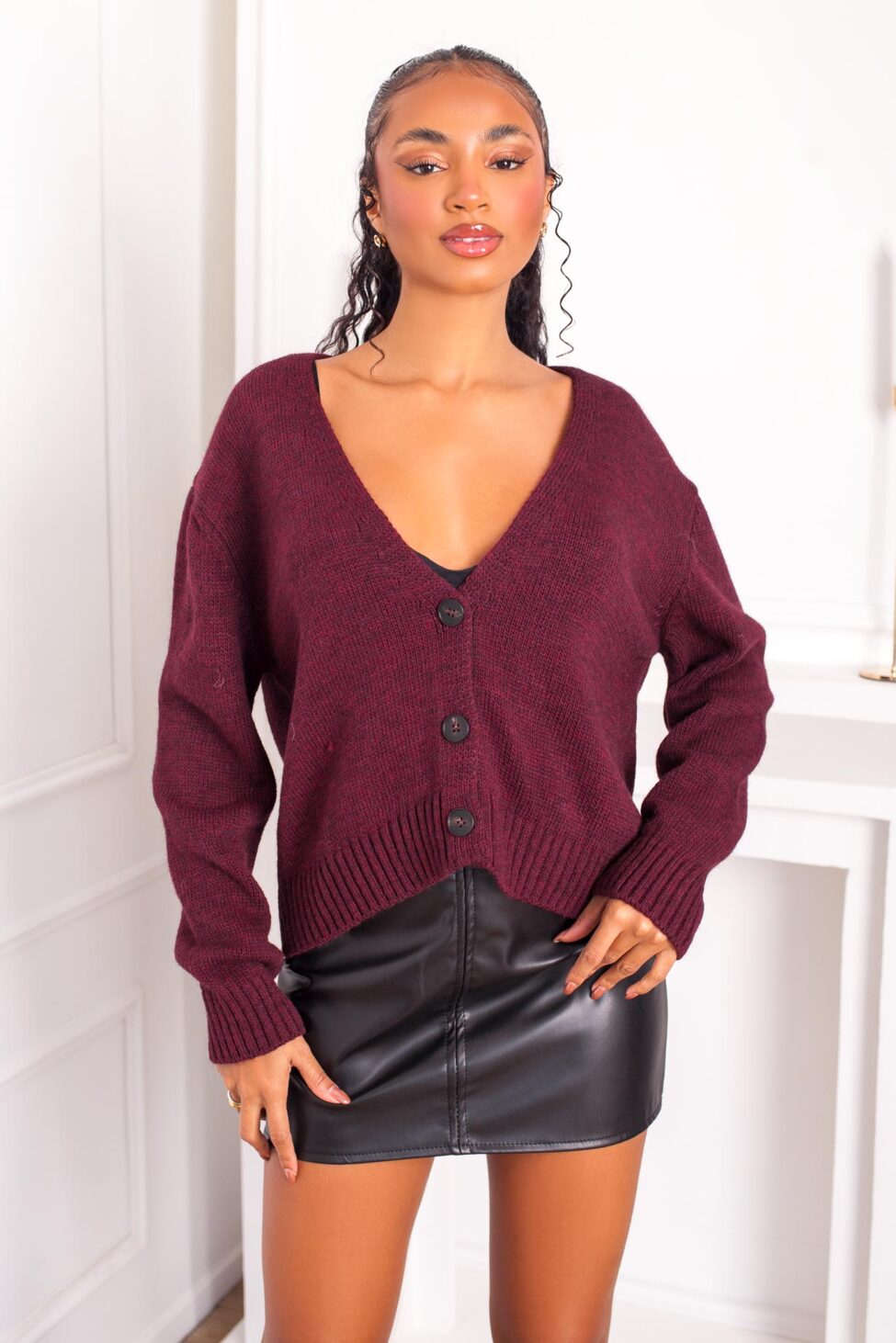 Declare ζακέτα μπορντό - Image 2